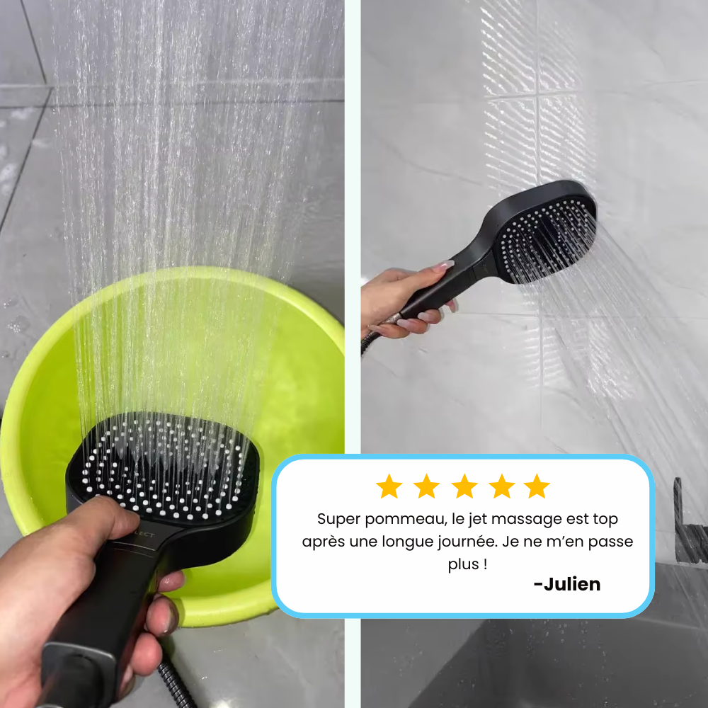 Pommeau de Douche Large Massant