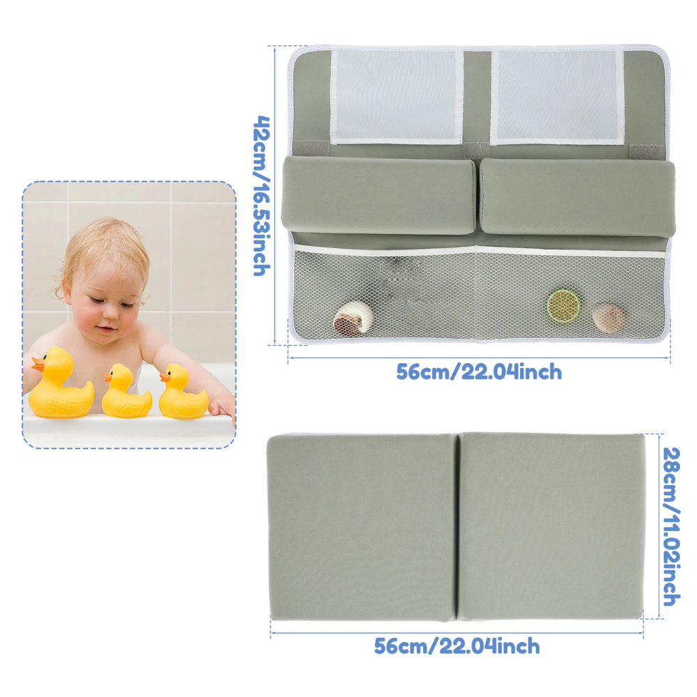 Tapis de Bain bébé avec Coussin Confortable