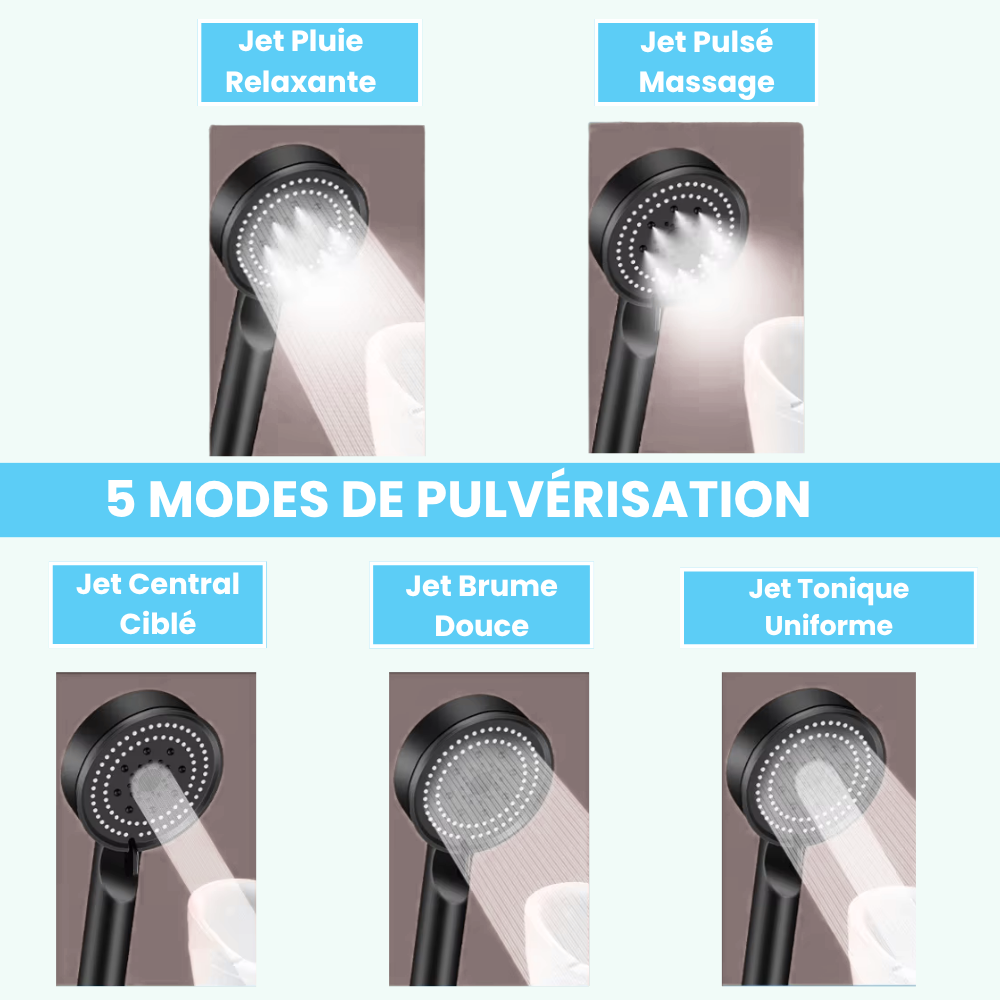 Pommeau de Douche Jet Puissant