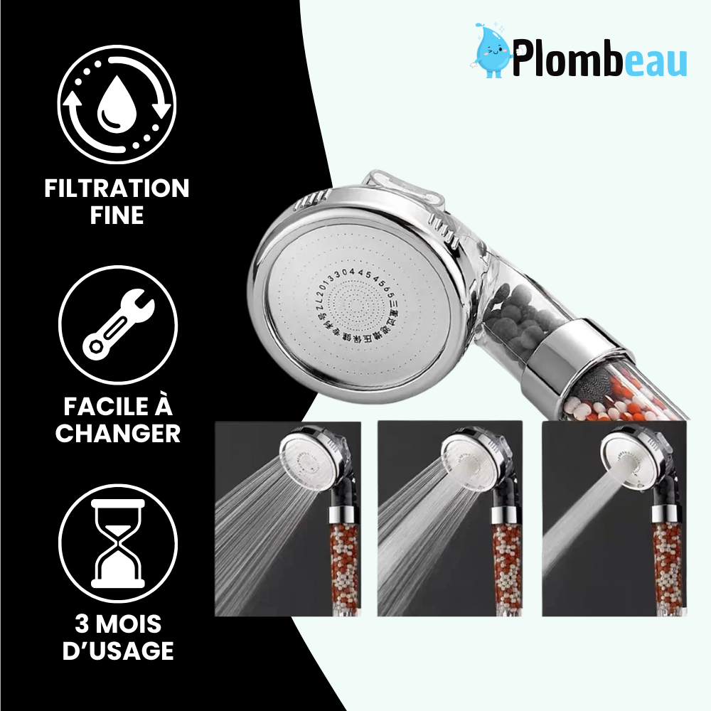 Pommeau de Douche Bille Anti Calcaire