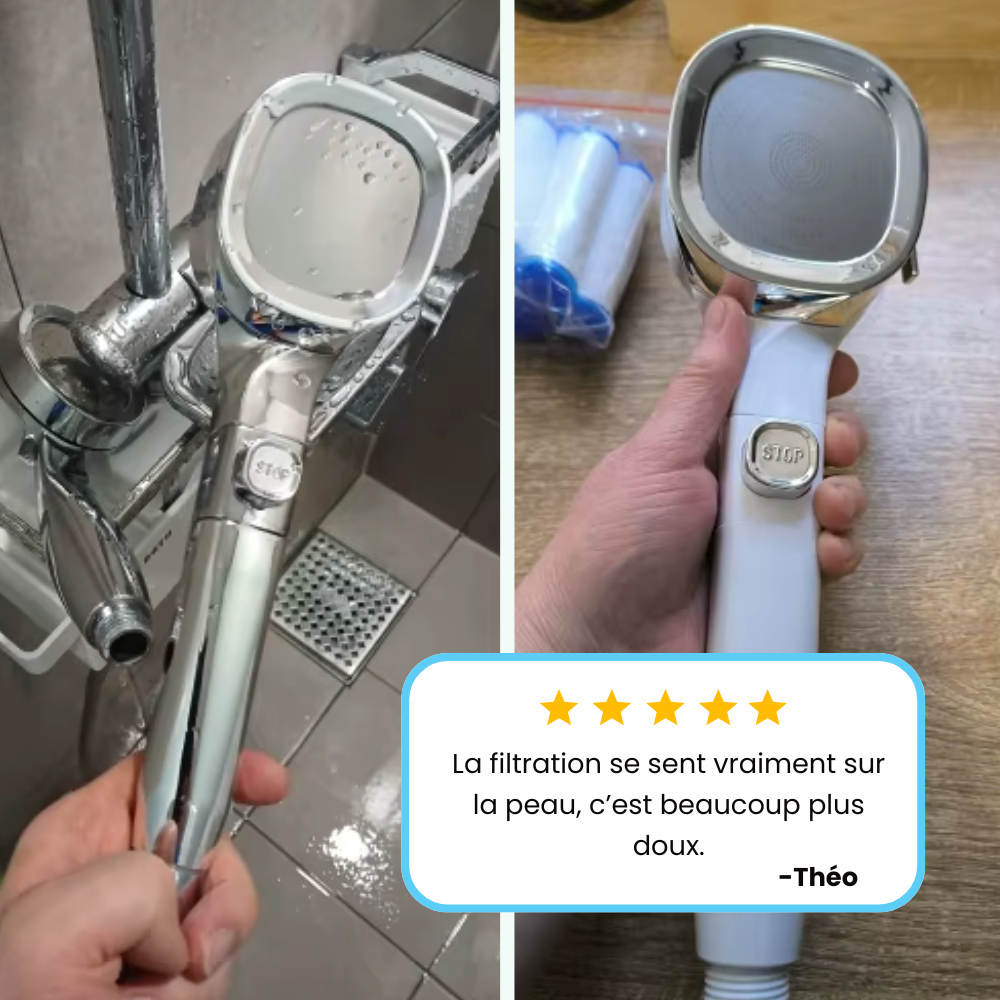 Pommeau de Douche avec Filtre