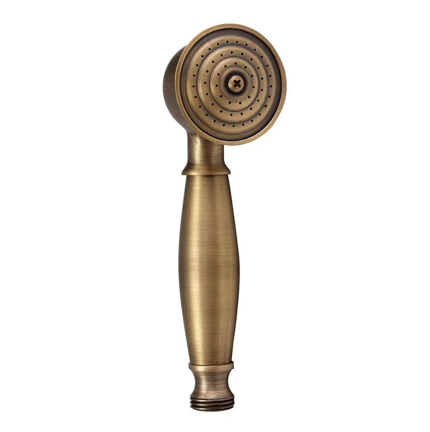 Pommeau de Douche Retro En Laiton Brossé Fin