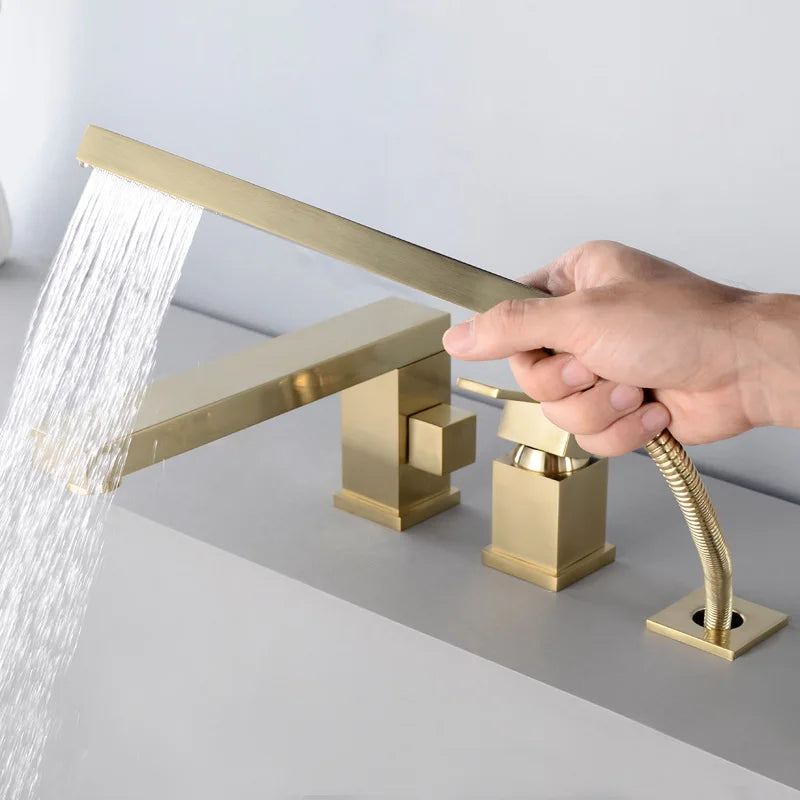 Robinet Baignoire Doré