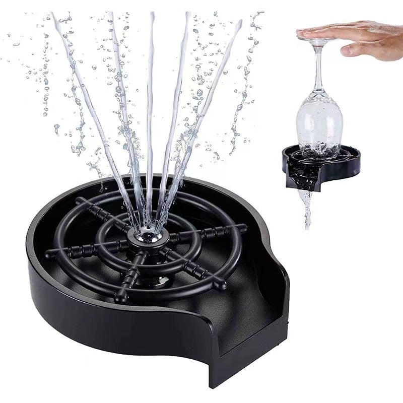 Lave-Verre Automatique Nettoyage Ultra-Rapide (+Tuyau et Connecteur Offerts)