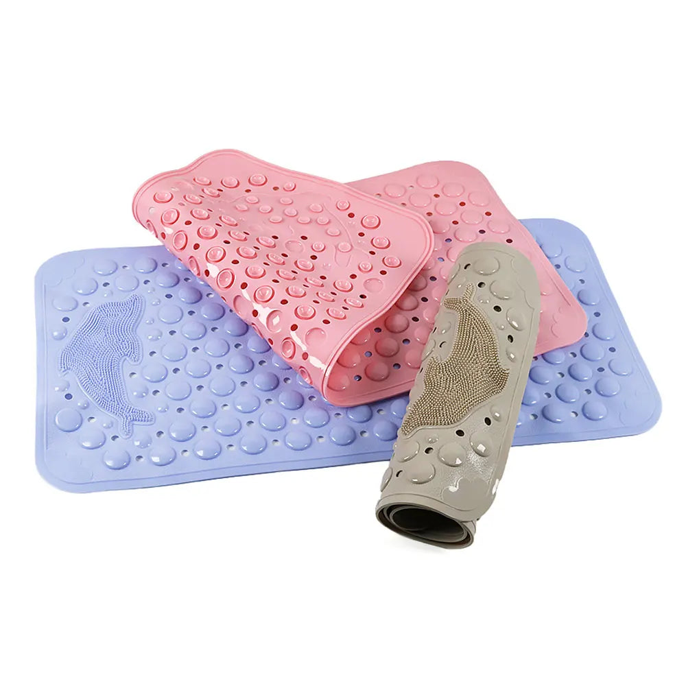 Grand Tapis de Bain à Ventouse Antidérapant