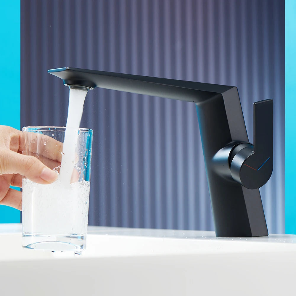 Robinet Salle de Bain Noir