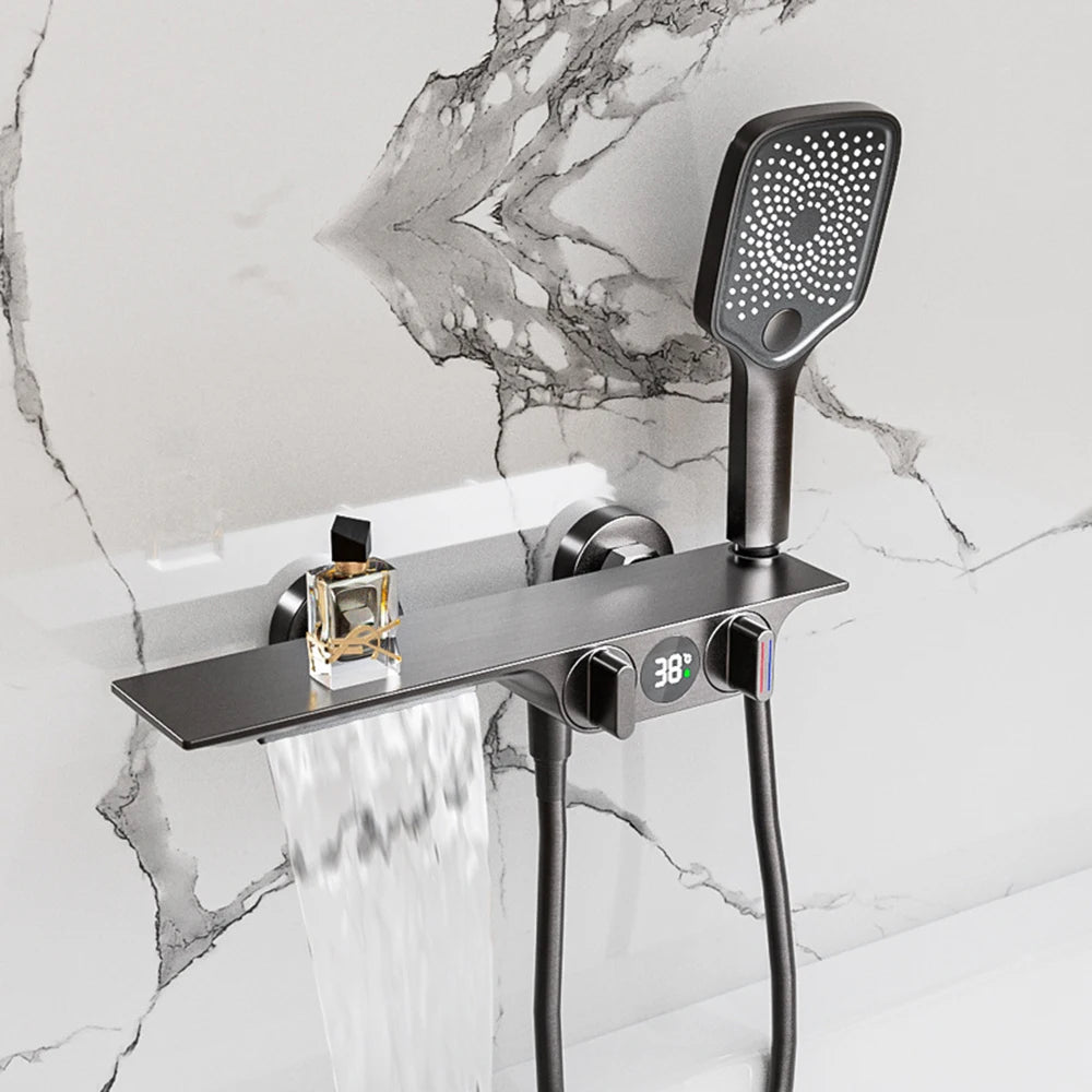 Mitigeur Cascade Baignoire Thermostatique En Laiton