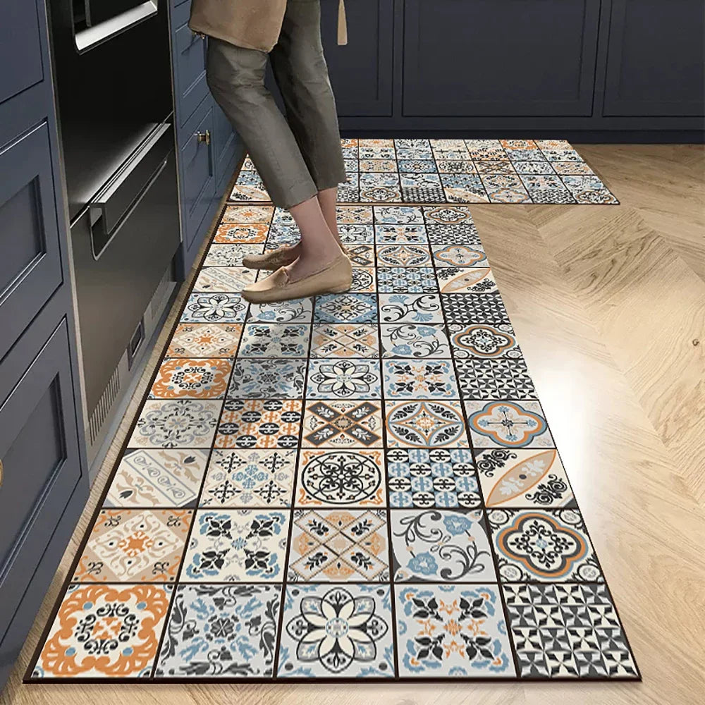 Tapis Carreaux de Ciment Cuisine