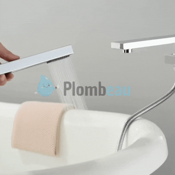 Pommeau de Douche Haute Pression Design Carré Moderne