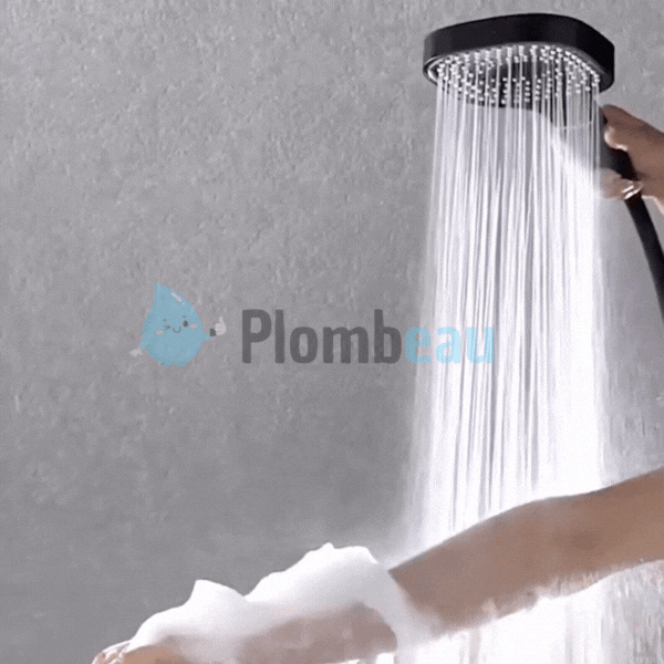 Pommeau de Douche Large Massant
