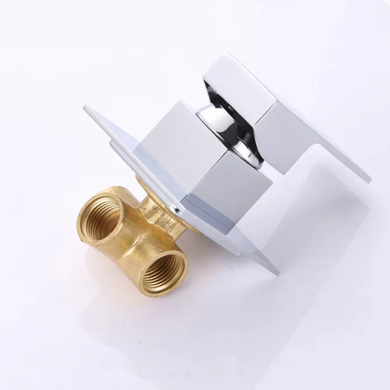 Mitigeur Lavabo Encastrable Effet Cascade Chrome