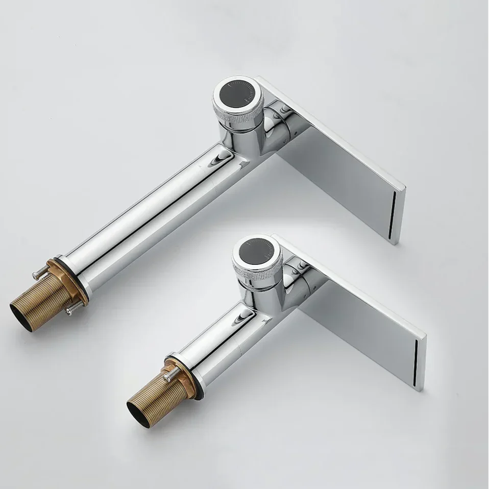 Robinet Cascade Salle De Bain Chrome en Laiton