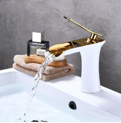 Robinet de salle de bain effet Cascade Luxueux (+Tuyau Offert)