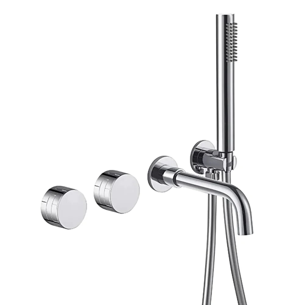 Robinet Baignoire Encastrable Moderne Chrome