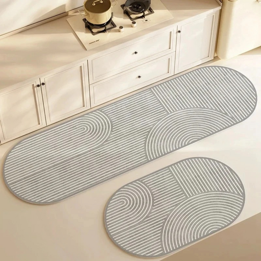 Tapis de Cuisine Chic Arrondi