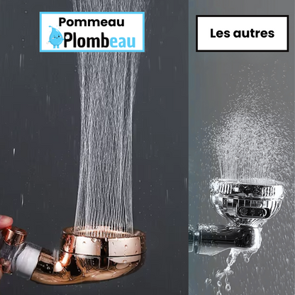 Pommeau de Douche Haute Pression Économique