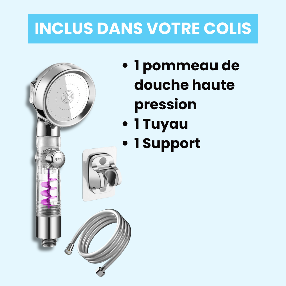 Pommeau de Douche Haute Pression Économique