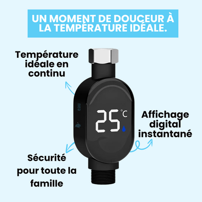 Thermomètre de Douche Intelligent Ultra-Précis