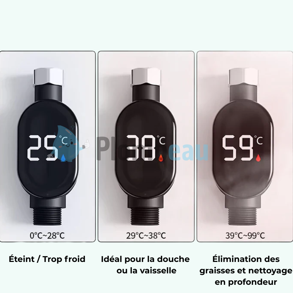 Thermomètre de Douche Intelligent Ultra-Précis