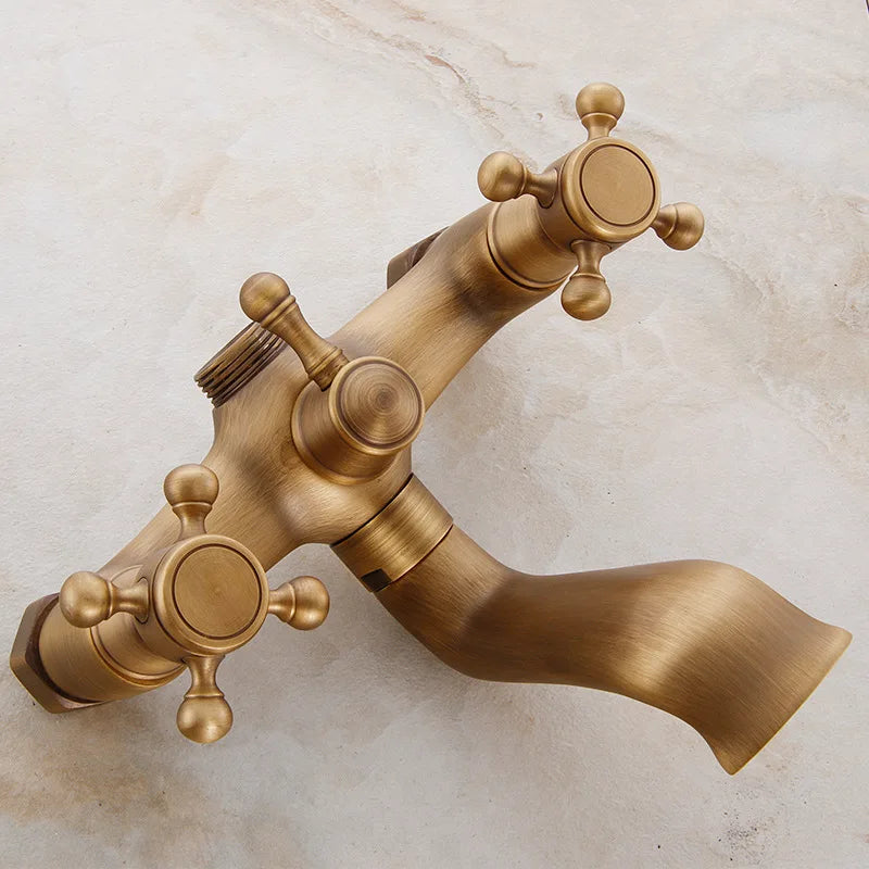 Robinet De Lavabo, Robinet Mélangeur D'Eau Chaude Et Froide En Laiton Robinet De Lavabo, Robinet Mélangeur D'Eau Chaude Et Froide En Laiton