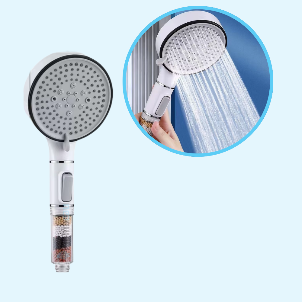 Pommeau de Douche Filtrant Anti Calcaire
