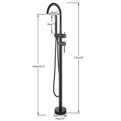 Mitigeur Baignoire sur Pied Moderne