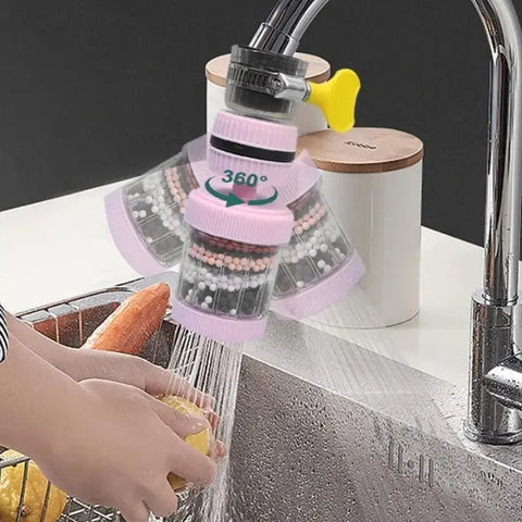 Embout Robinet Cuisine Filtre à Eau Rose