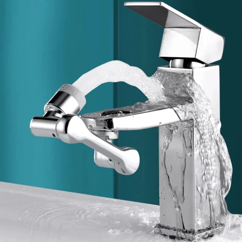Prolongateur de robinet 2 pièces, rallonge de robinet rotative universelle  360 + 1080, bras de robot rotatif à 2 modèles de pulvérisation à 1080  degrés
