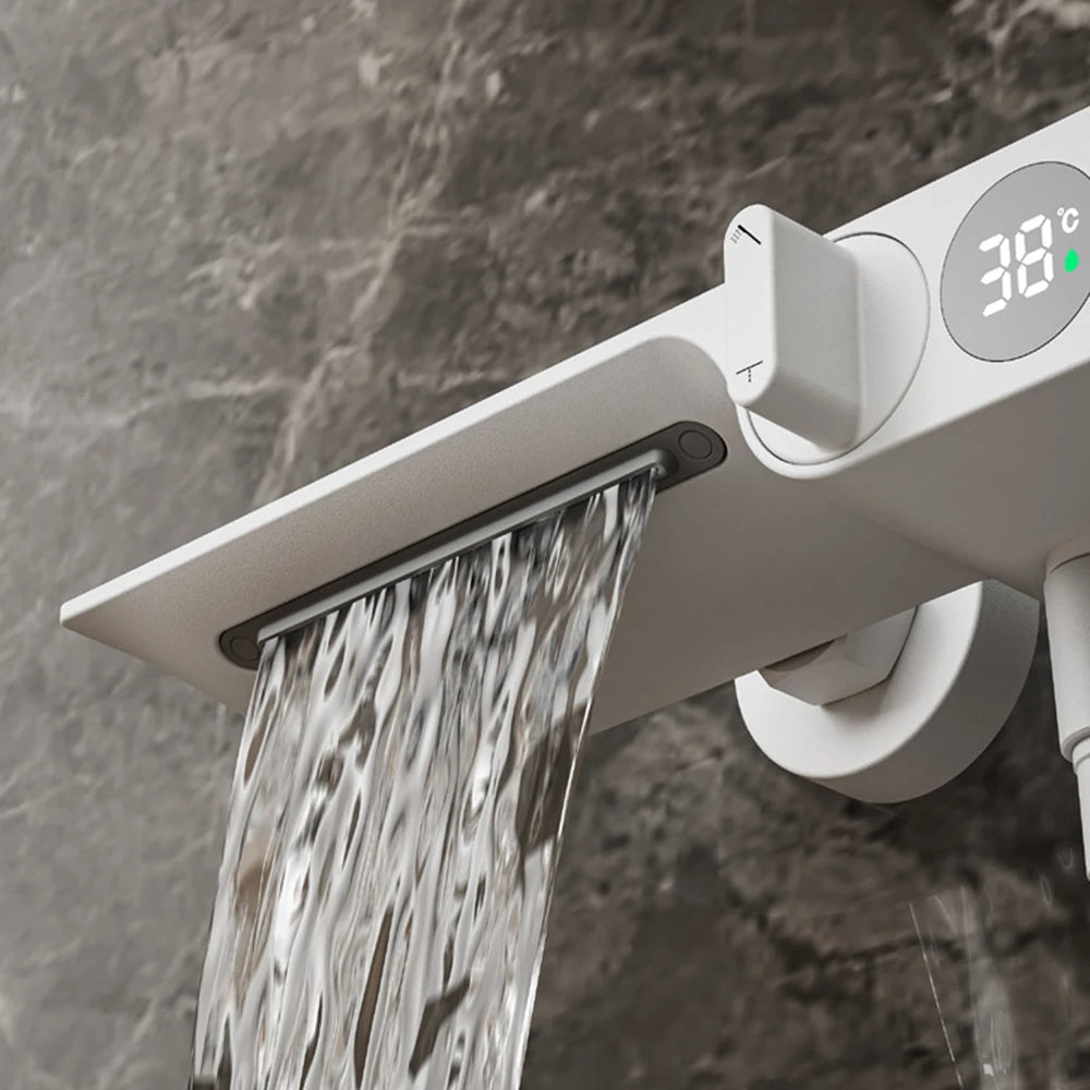 Mitigeur Cascade Baignoire Thermostatique En Laiton