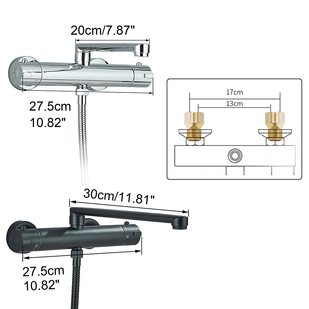 Robinet Thermostatique Pour Douche 2 Voies