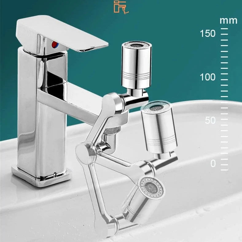 Prolongateur de robinet 2 pièces, rallonge de robinet rotative