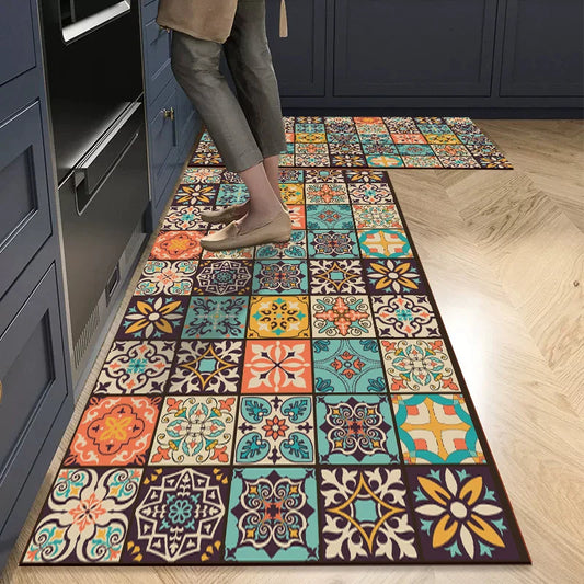 Tapis Carreaux de Ciment Cuisine