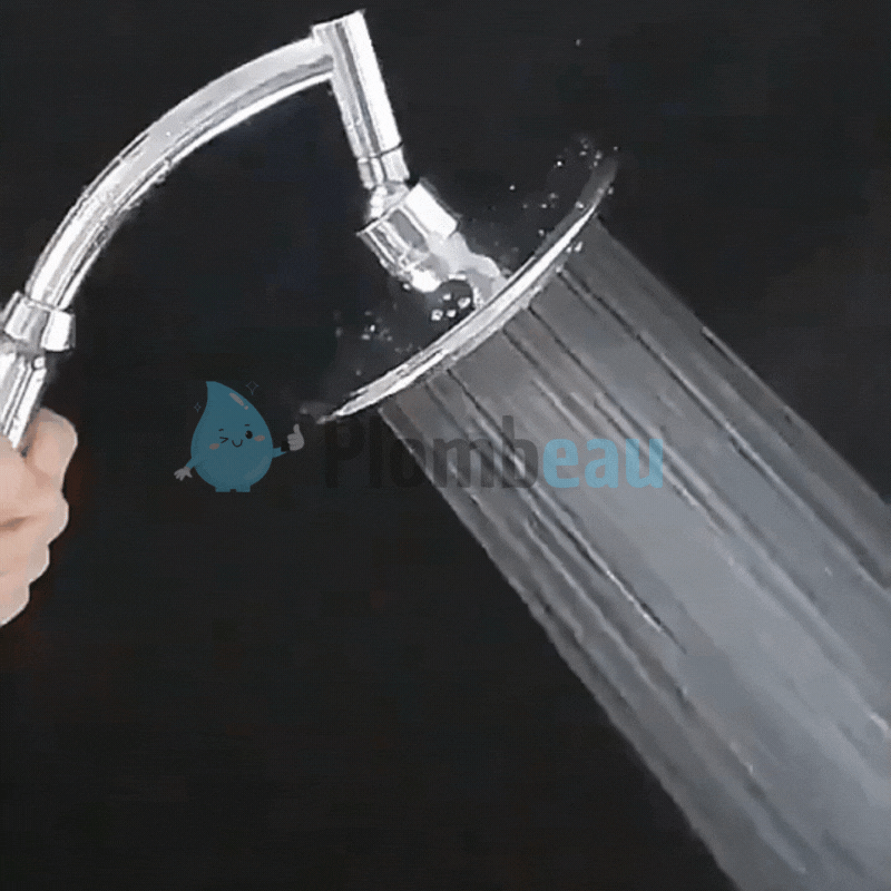Pommeau de Douche Effet Pluie