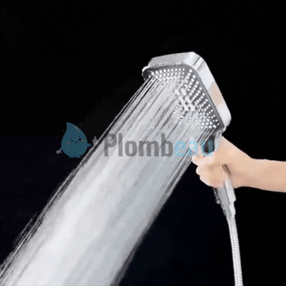 Tête de Douche Rectangle Large Haute Pression