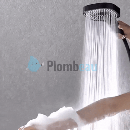 Pommeau de Douche Large Massant