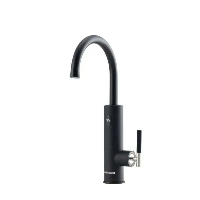 Mitigeur Cuisine Flexible Thermostatique Noir - Bec Fixe