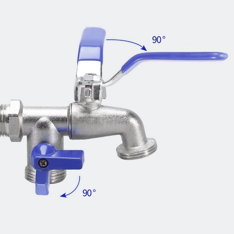 Robinet de Puisage Extérieur Double Sorties