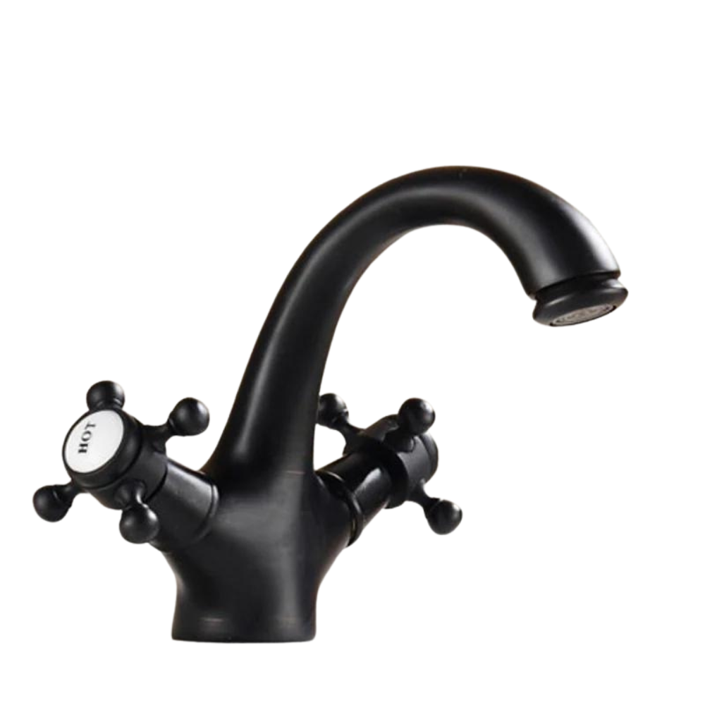 Robinet Vintage Lavabo - Noir