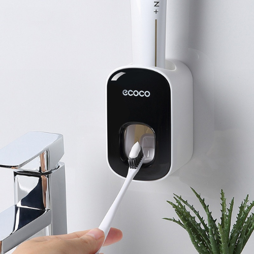 CHICIRIS Distributeur Automatique De Dentifrice à Pression - Installation Ventouse, Réglable - Idéal Salle De Bain (Gris)